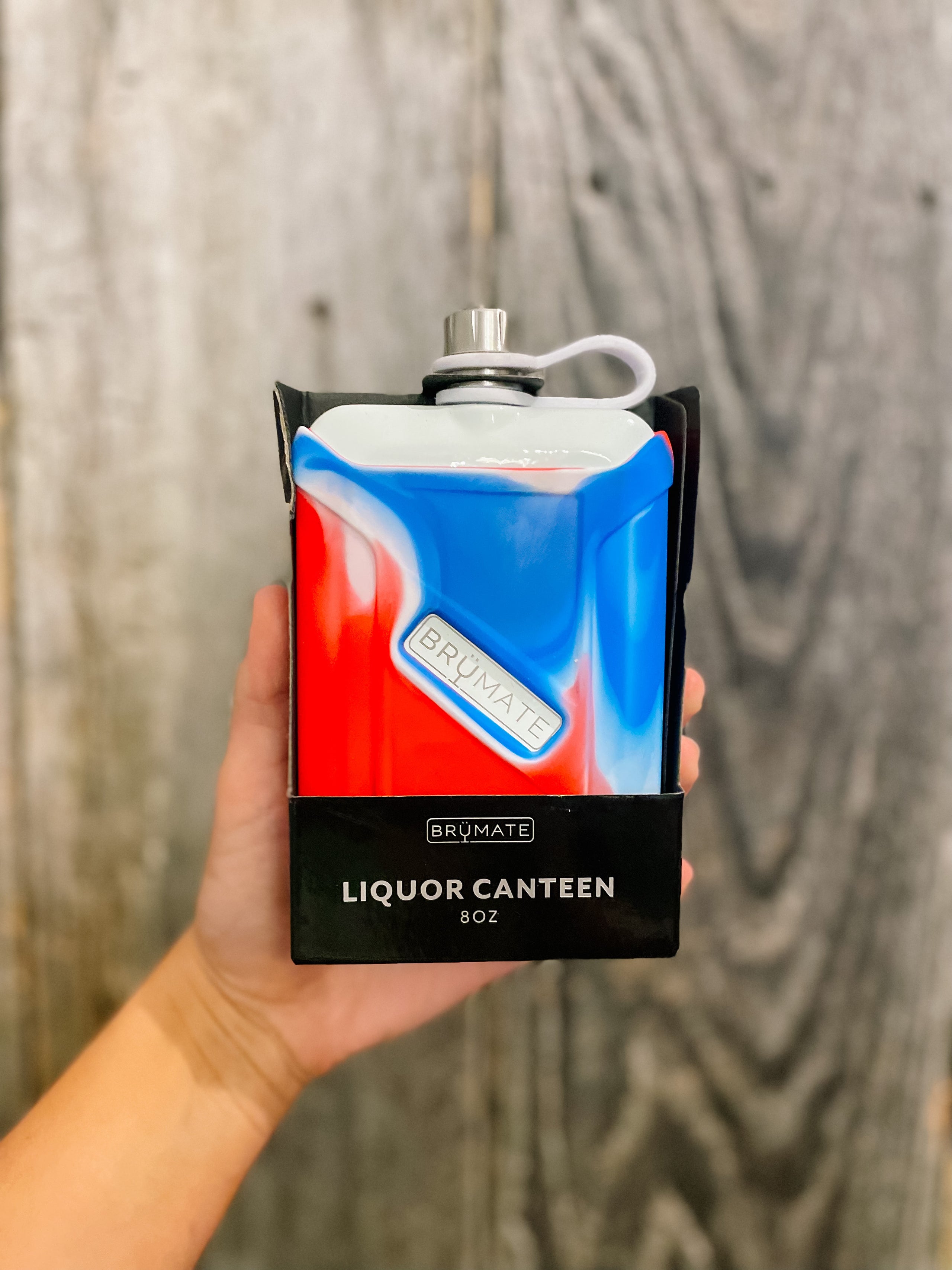 Red White Blue Swirl Brumate Liquor Canteen Emerson Steel Boutique